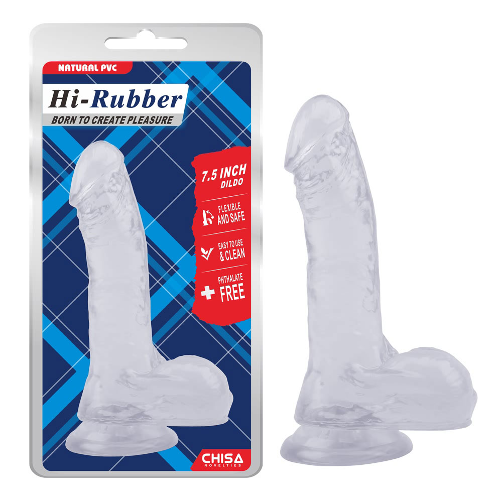 7,5 tuuman Dildo-Clear