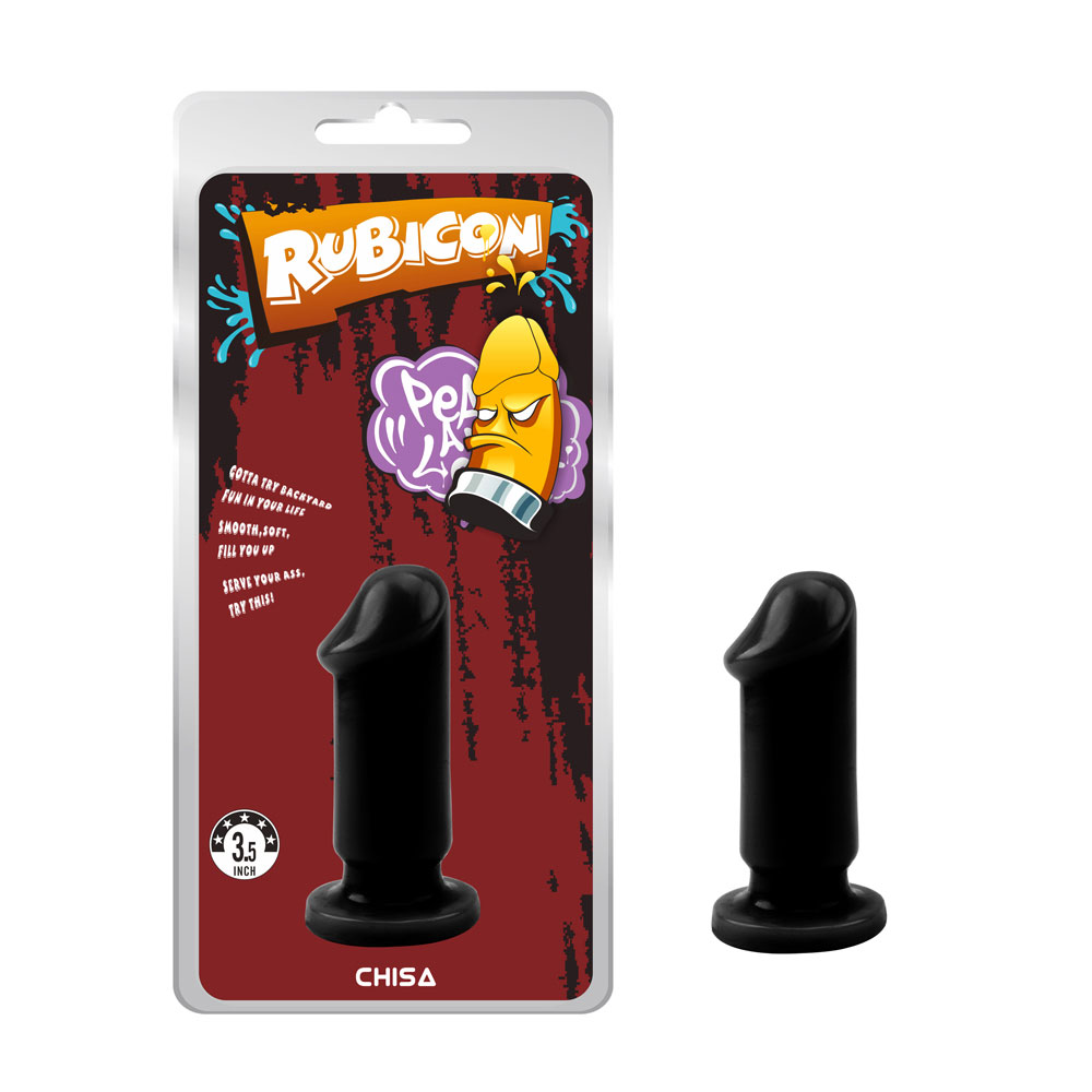 Evil Dildo Plug S-musta