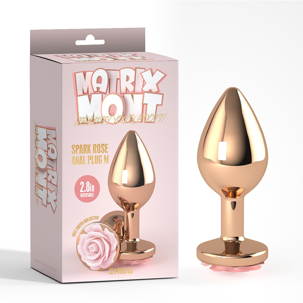 Spark Rose Anal Plug M